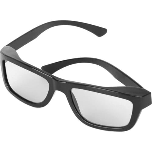 Circular Polarized Passive 3D Glasses Stereo Black For 3D TV Real D IMAX Cinemas