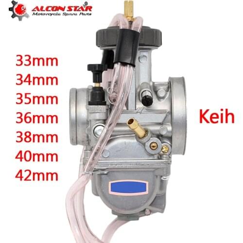 Alconstar-33 34 35 36 38 40 42mm Air Striker Motorcycle Carburetor Carb 2T/4T ATV UTV Off Road Cafe Racer Pit Bike 125CC-500CC