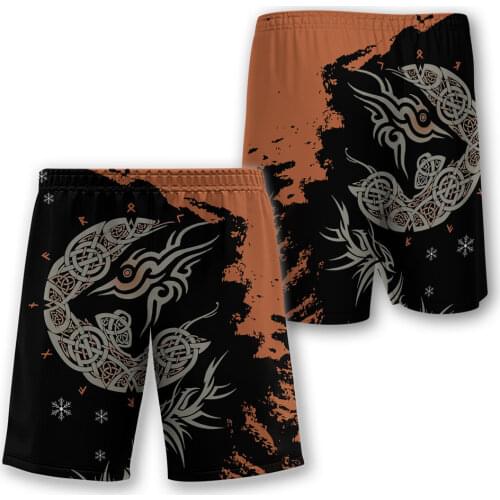 Samoa & Hawaii & Fiji Letters 3D Printed Men Shorts Summer Beach Board Fashion Patterns 3D Shorts for Men S-7XL