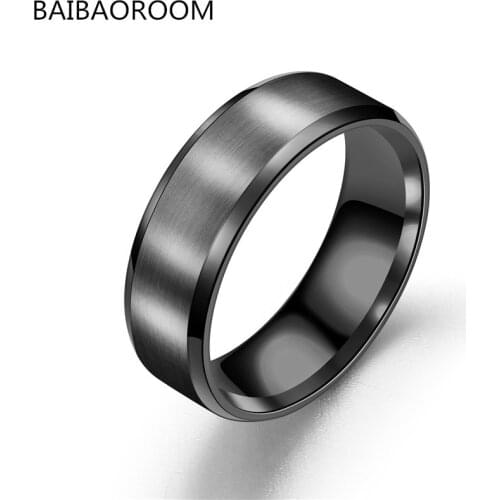 Ring Men Titanium Black