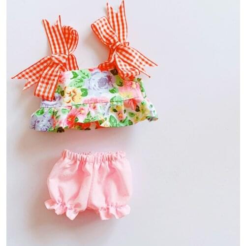 [MYKPOP]KPOP Dolls Clothes & Accessoires - Summer Clothes 2pcs Set for 20cm Dolls(without doll) Fans Collection SC21051812