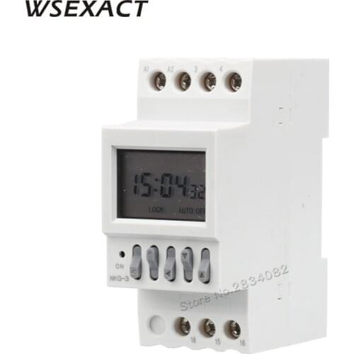 NKG-3 NKG3 LCD Microcomputer Programmable Timer Latitude Longitude Rail Street Lamp Controller Astro Digital Time Switch Relay