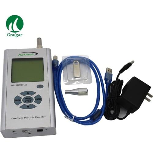New HAL-HPC300(A) Handheld Optical Particle Counter 3 Channels Dust Analyzer