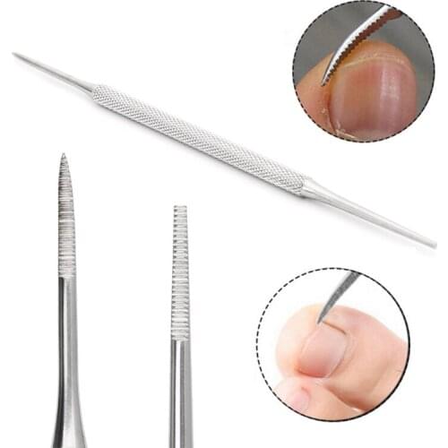 1PC New 14cm Stainless Steel Ingrown Toe Nail Lifter and File Double Ended Sided Pedicure Specially Designed