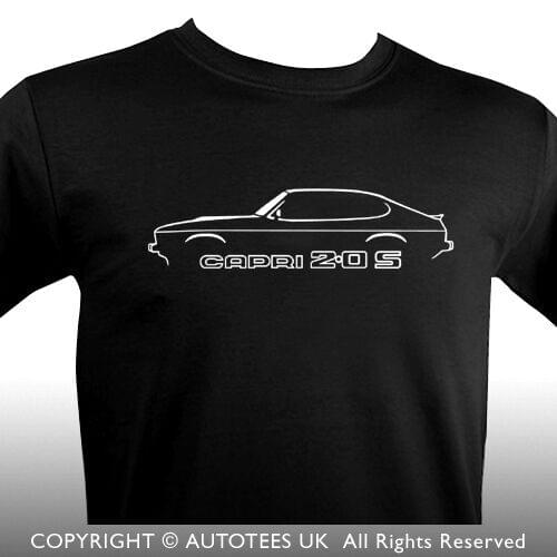 Retro 80s Capri 2.0 S Car Enthusiasts T-Shirt. Summer Cotton Short Sleeve O-Neck Mens T Shirt New S-3XL