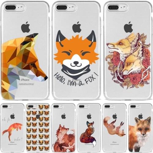 Anime funny foxs lovely cute Silicone Phone Case Cover Case For iPhone X SE 6 7 8 Plus XR XS MAX 11 12 Mini Pro Max Fundas Coque
