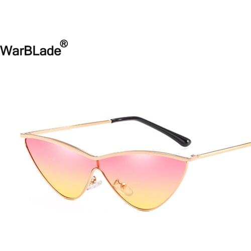 Vintage Women Sunglasses Exaggerated Cat Eye Sunnies Stylish Fashion Female Sun Glasses Female Shades Oculos Lunettes WarBLade