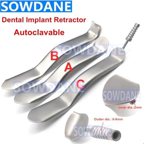 Dental Minnesota Lip Tongue Depressor Implant Cheek & Lip Retractor Mouth Opener Mouth Gag Dentist Surgical Tool Autoclavable