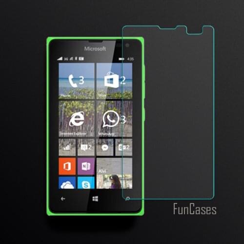 2.5D Curved Edge Screen For Nokia Lumia 435 / 532 Protection Film Tempered Glass Front Film Anti-Scratch Glass 0.26mm