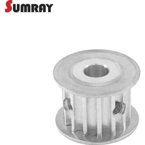 SUMRAY 5M 15T Timing Pulley 5/6/6.35/7/8/10/12mm Synchronous Pulley Wheel 16/21mm Belt Width Motor Belt Pulley for CNC Machine