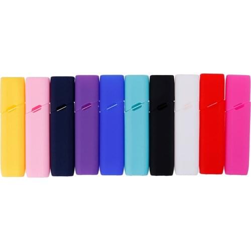 1pc 6 Color Available Soft Silicone shell Cover For IQOS 3.0 Multi Cover Case Size:12*3*1.5cm 100% new and high quality