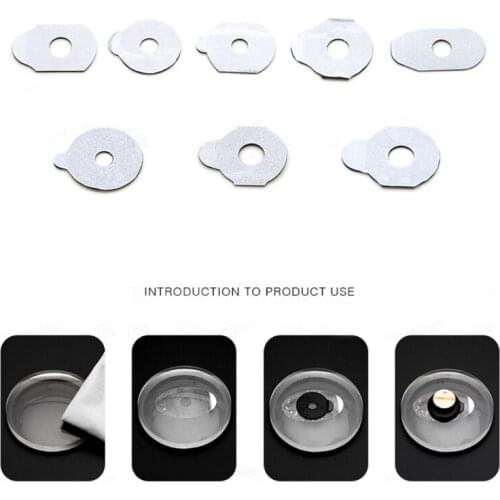 1000pcs/roll Optical Lens Processing Non-slip Double-sided Stickers Eyeglass Lens Protective Pad Glasses Accessories Parts M7DA