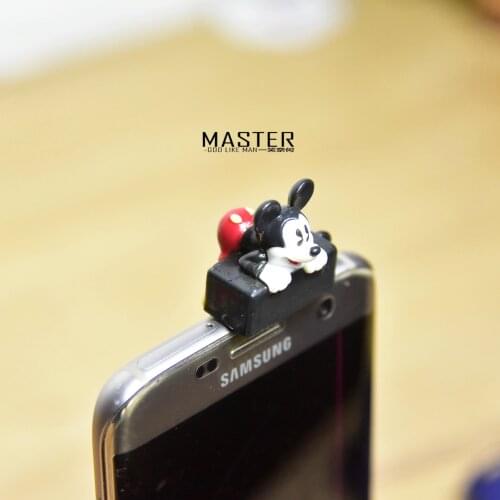 12PCS 3cm Disney Prone Mickey Mini Doll model ornaments DIY decoration collection ornaments