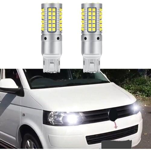 2Pcs 100% Canbus Car LED DRL for VVW Transporter T5 T5.1 T6 2010-2019 Error Free LED Daytime Running Light Bulb