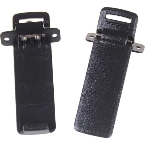 2Pcs Belt Clips Screws Walkie Talkie Spare Part Back Belt Clip For Baofeng UV-5R 2-way Radio UV5R