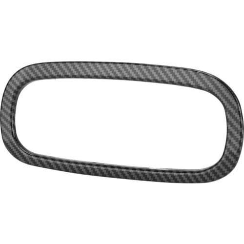 Car accessories car assist handle Carbon Fiber Style CD Panel Air Conditioning Button Cover Trims Replacement for Smart