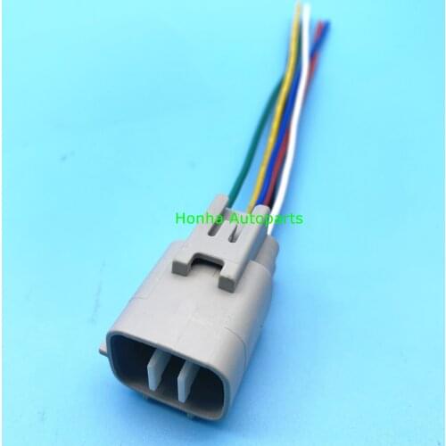 Free shipping 5/10/20/50/100pcs 6 pin 6188-0175 Auto assembly headlight plug female sensor connector wire harness