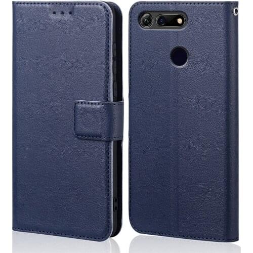 Huawei Honor View 20 Case Leather Silicone Wallet Cases For Honor V20 Phone Case Flip Magnetic Cases On Honor view V20 Cover