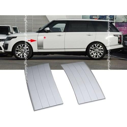 For Range Rover Vogue L405 2013-2020 Silver Door Side Fender Vent Grille Cover Trim Car Styling Accessories