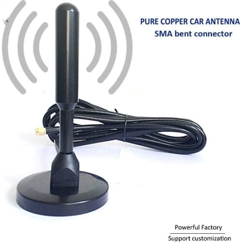 Factory Price 900/1800M Magnetic Base Pure Copper Bar Car Antenna RG58 cable 3M feeder 1PCS