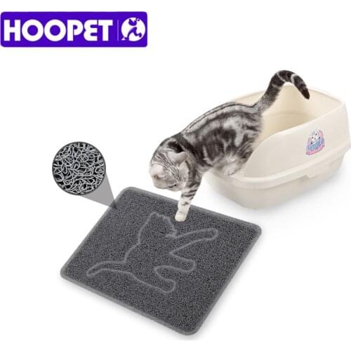 HOOPET Pet Litter Mat Dog Cat Cozy Summer Sleeping Bed Cat Doggie Cooling Non-slip Pad Feeding Cushion Animal Products