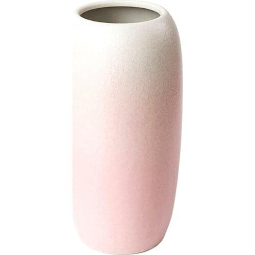 Gradient Color Ceramic Craft Vases, Modern Vases, Exquisite Vases, Simple and Creative Home Furnishings, European Retro