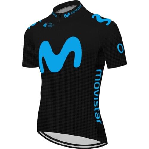 Team movistar cycling jersey 2020 Summer Racing Short Sleeve bike jersey men mtb Bike Shirt tenue cycliste homme