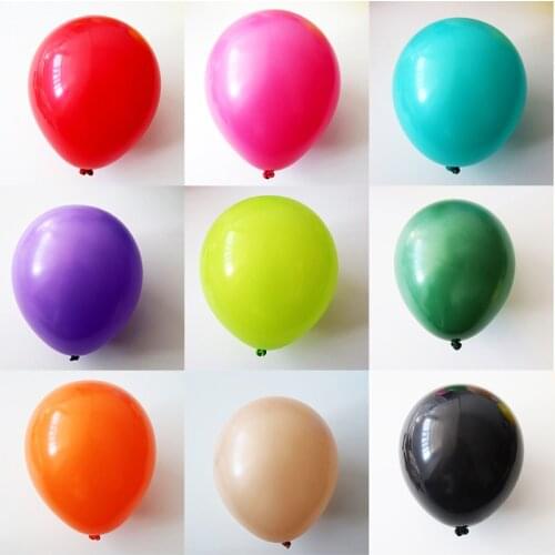 100 Pcs 5 Inch Helium Round Latex Pearly matte Wedding Birthday Baby Shower Decoration Balloons Anniversary
