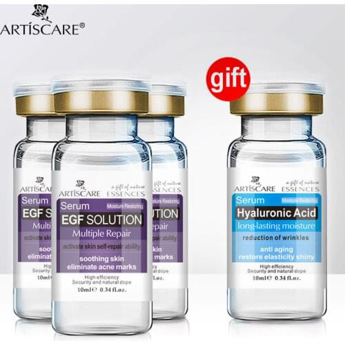 Buy 3 Get 1 Gift ARTISCARE EGF Serum Acne Treatment Blackhead Skin Care Anti Wrinkle Whitening Moisturizing Repair Face Essence