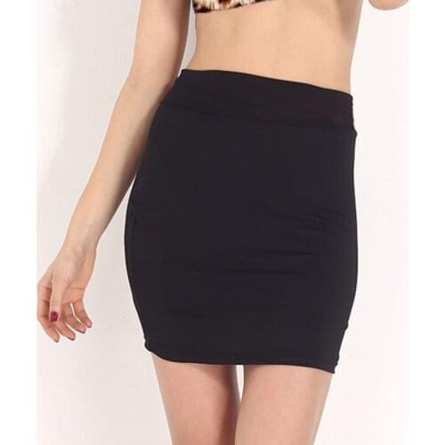 2020 Summer skirts Sexy Chic Pencil Skirts Women Skirt Wool Rib Knitted mini Skirt Package Hip Split Waist midi skirt