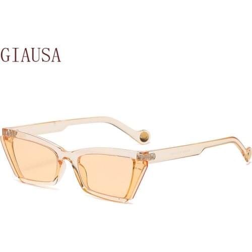 GIAUSA New fashion small frame sunglasses Fashion Street Photo personalized Sunglasses couple leisure sunshade glasses