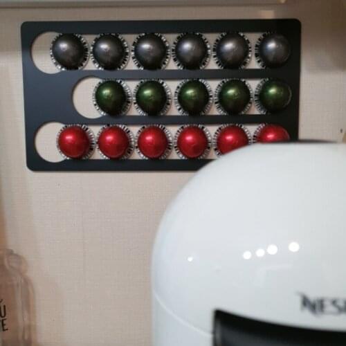 Nespresso Coffee Capsule Holder Stand Coffee Pod Tower Rack Coffee Pod Storage Shelves Storage Kitchen Accessories Cocina