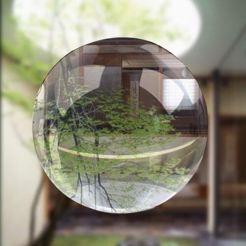 Clear 120mm/150mm/180mm/200mm Glass Balls Decor Crystal Sphere Feng Shui Balls Paperweight Home Decoration Accessories Modern