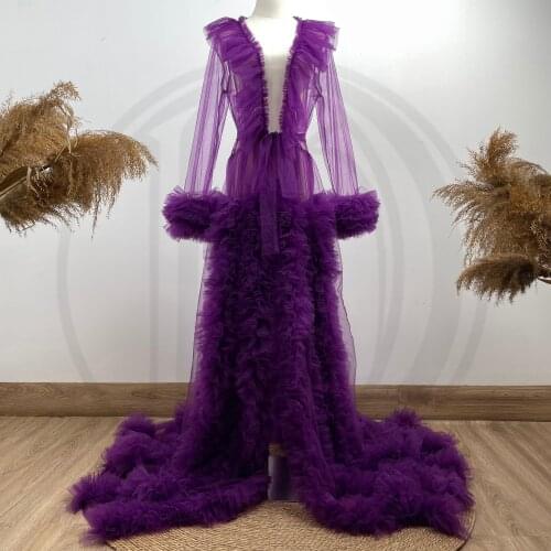 Photography Props Maternity Dress Maxi Tulle Pregnant Gown Party Evening Robe with Floral for Women Photo Shoot Baby Shower Gift