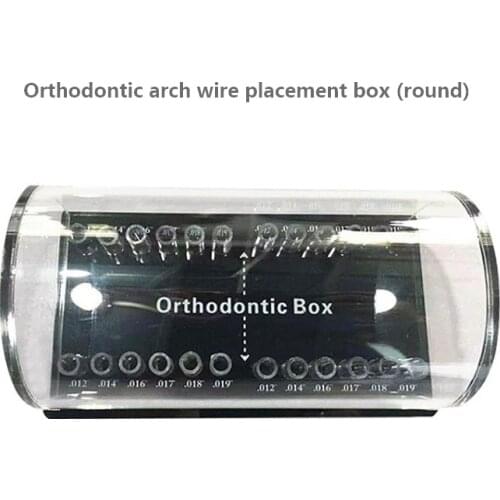 Dental Orthodontic Arch Wire Placement Box Acrylic High-Grade Square Wire Round Wire Induction Box