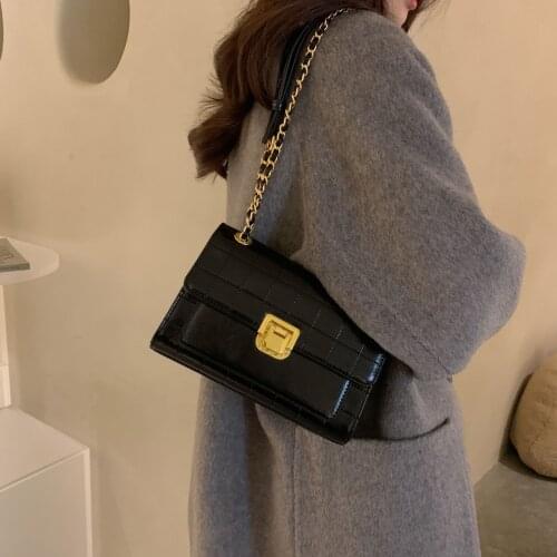 Bags for women 2021 new handbags women fashion leather shoulder strap messenger bag simple chain Crossbody Bags сумка женская