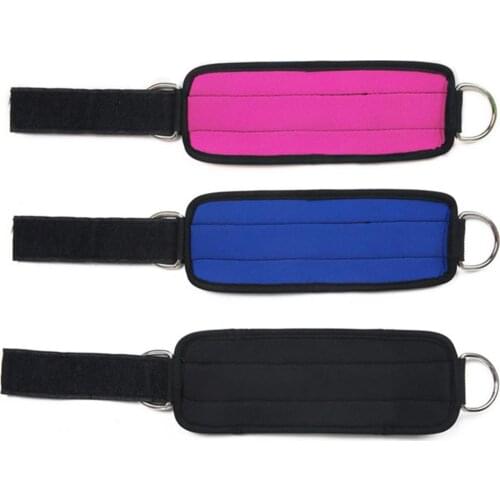 D-Ring Ankle Strap Attachment Training Bands for Cable Machines Resistance Training Ankle Cuffs for Legs Abs and Glute Exercises