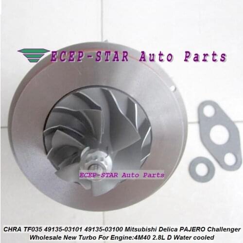 Turbo CHRA Cartridge Core TF035 49135-03101 49135-03100 Turbocharger For Mitsubishi Delica PAJERO Challenger Engine 4M40 2.8L