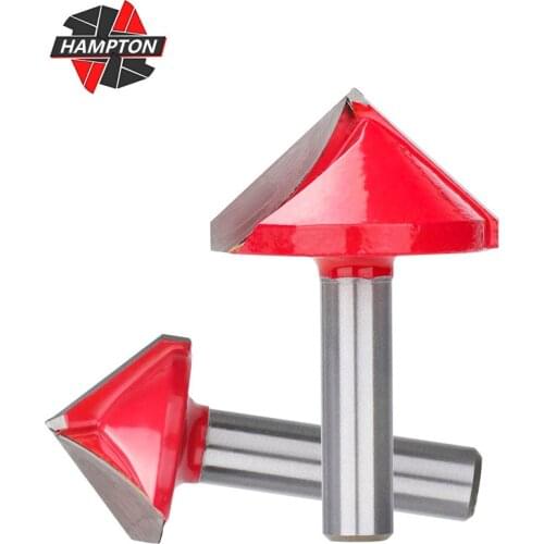 8mm Shank V Shape Router Bit 90 Degrees Wood Router Bits 22/32mm CNC Engraving Bit Woodworking Milling Cutters