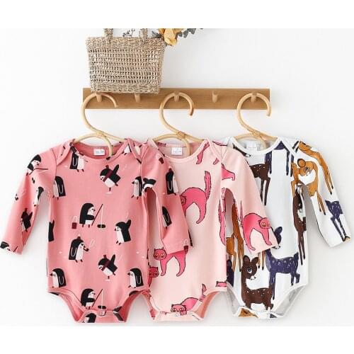 Wutongshu Bodysuit With Long Sleeves For Babies