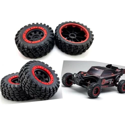 1/8 1/7 Rc car B-XXL Scorpion 30974 Tire and Wheels set 4pcs Buggy Truck Kyosho hobao 8SC TEAMC HOBBYPRO HPI AE HSP Truck car