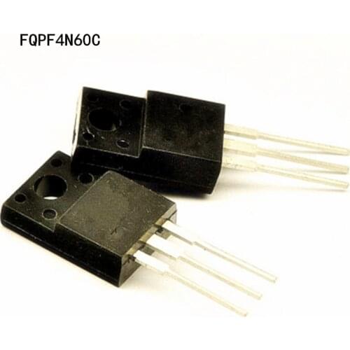 10pcs FQPF4N60C FQPF4N60 4N60 TO-220F Mosfet Transistor