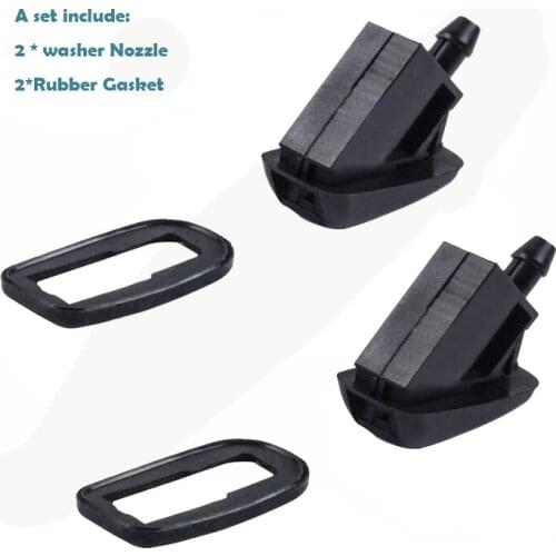 2PCS Front Windshield Washer Nozzles for Ford 10-17 Focus C-Max 07-14 Mondeo OEM BM51-17666-AB 1708796