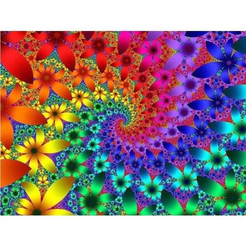 5D DIY Full Square Diamond Painting Cartoon Cross Stitch Kits Diamond Embroidery Flowers Full Drill Square Decoration Home Gift