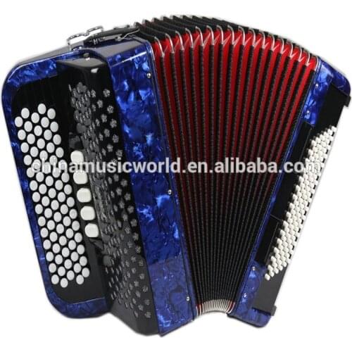 Afanti Super popular 72keys 96Bass Dark Blue Piano Accordion AFA-54 accordion fabric