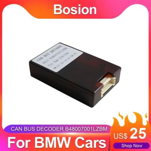 Bosion Car Radio Stereo 2 Din /1 Din Canbus Decoder Box For BMW 5/3 Series E90/X5/X1/120