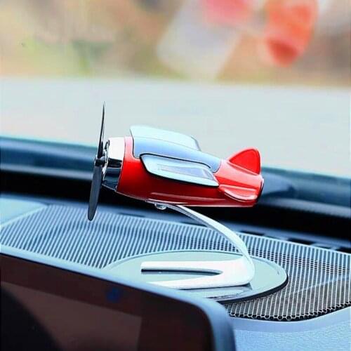 Car Solar Aircraft Decorative Propeller Rotation Funny Toy Home Or Car Decorative Ornaments Can Place Aromatherapy And Fresh Air