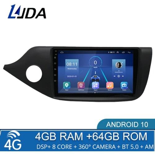 4G+64G DSP Android 10 Car Multimedia Player For KIA Cee'd CEED JD 2012-2016 2 Din Car Radio GPS Navigation Stereo WiFi Octa Core