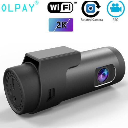 Mini HD 1440P Car Driving Recorder Smart Dash Cam Car DVR Sensor Night Vision Car Dash Camera Voice Control 360 WiFi Car Camera