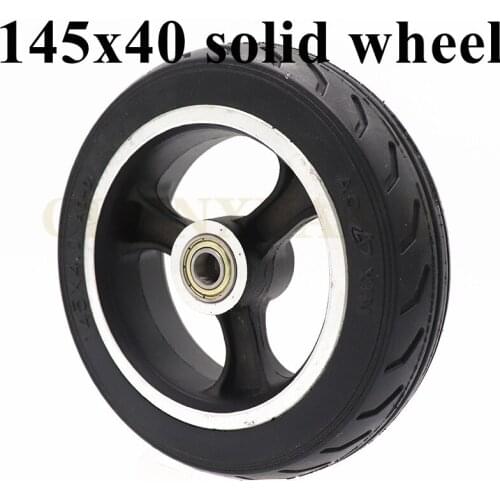 Fast Wheel Fo Widened Rear Wheel 6 Inch Electric Scooter 145x40 Solid Tire6x2 Aluminum Wheel Tire